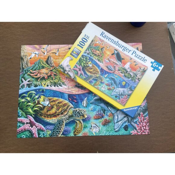 Ravensburger Premium 100 Piece XXL Beautiful Ocean Jigsaw Puzzle For Ages 6+ - Picture 3 of 10